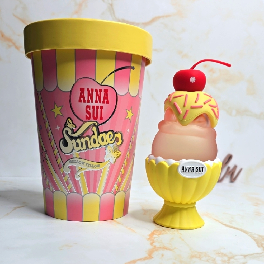 Anna Sui Sundae Mellow Yellow New In Box